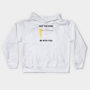 May The Fork Be With You - (16) Kids Hoodie